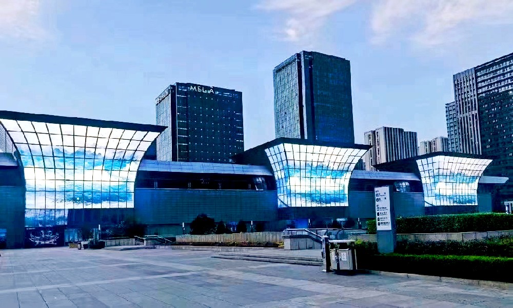864㎡ Outdoor LED Transparent Screen in Malaysia