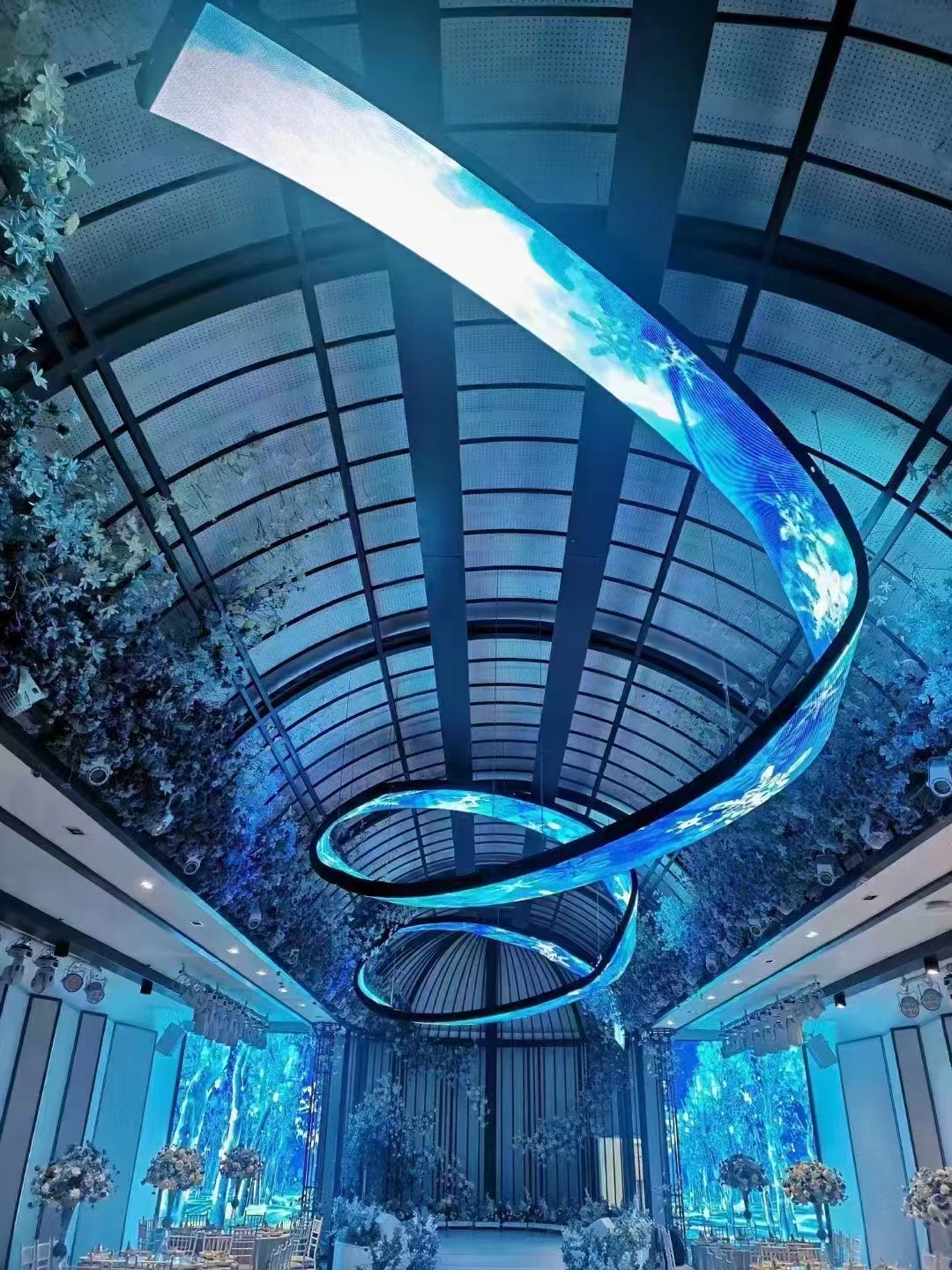 Indoor LED Flexible Screen in Wedding Event  ​